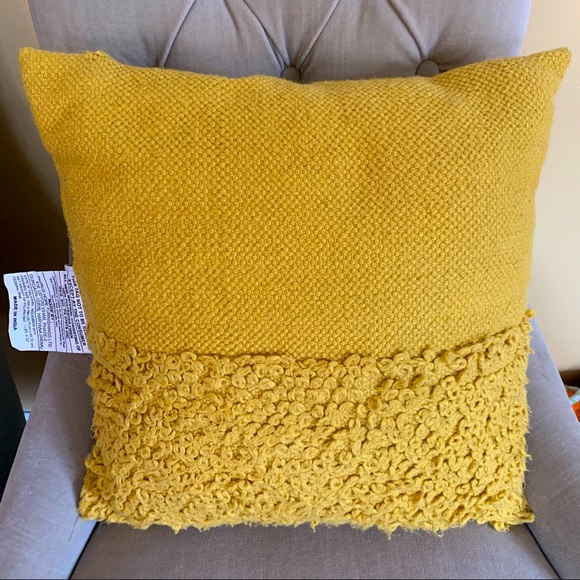 Project 62 Accents Project 62 Mustard Yellow Toss Pillow Poshmark
